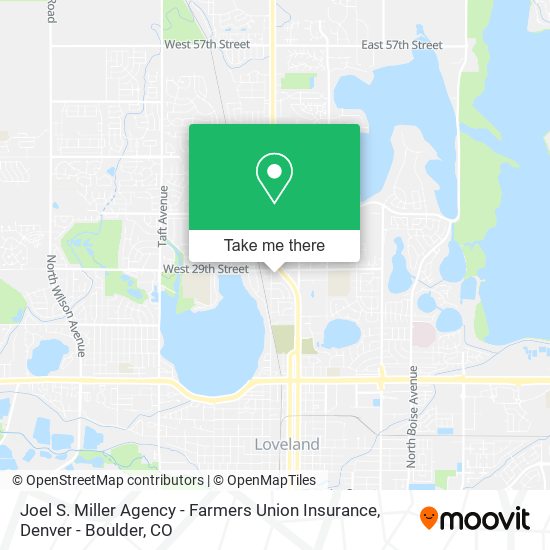 Joel S. Miller Agency - Farmers Union Insurance map
