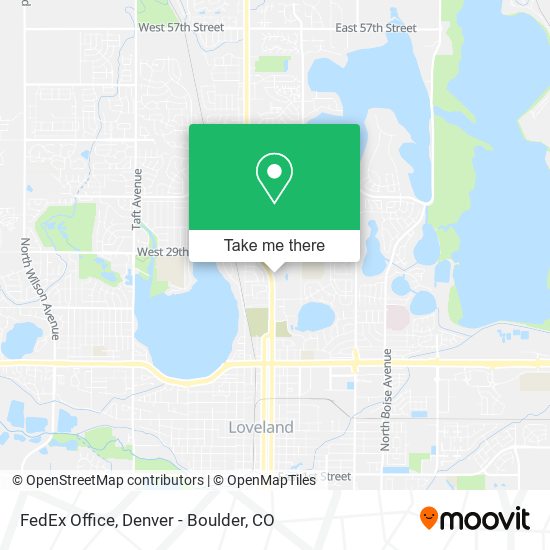 Mapa de FedEx Office