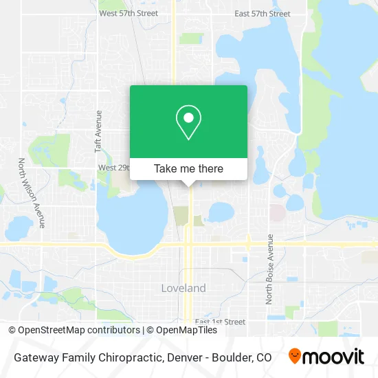 Gateway Family Chiropractic map
