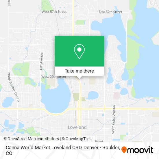 Canna World Market Loveland CBD map