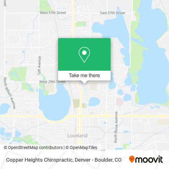 Copper Heights Chiropractic map