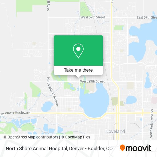 Mapa de North Shore Animal Hospital