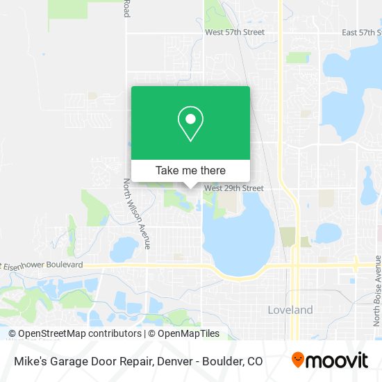 Mike's Garage Door Repair map