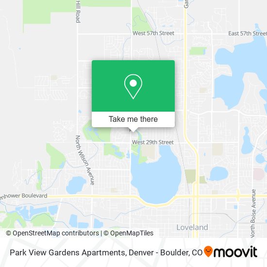 Park View Gardens Apartments map