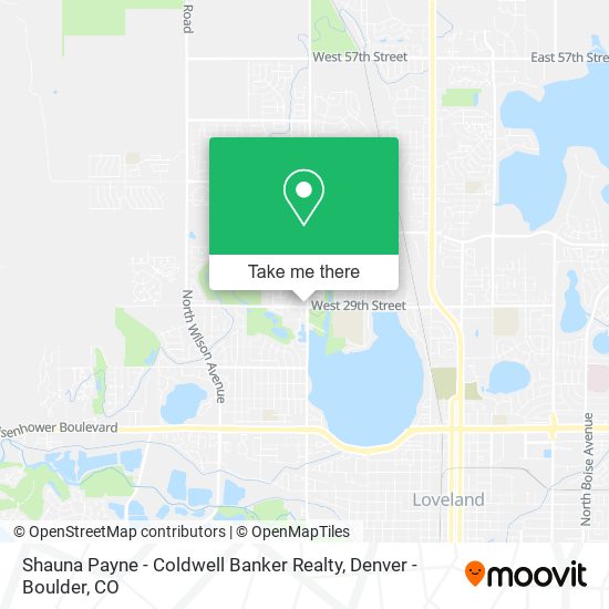 Shauna Payne - Coldwell Banker Realty map