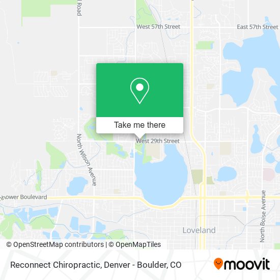 Reconnect Chiropractic map