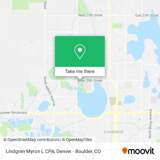 Lindgren Myron L CPA map