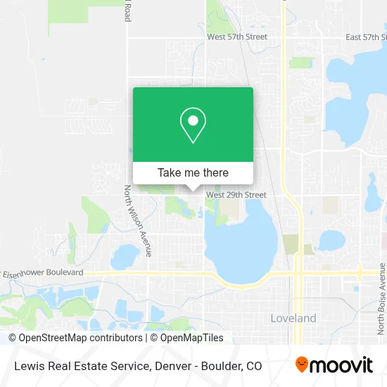 Lewis Real Estate Service map