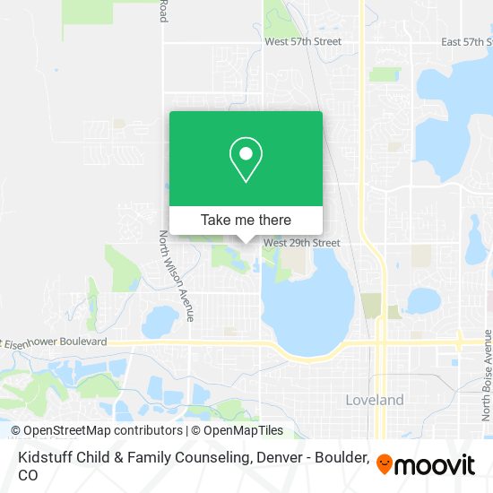 Mapa de Kidstuff Child & Family Counseling