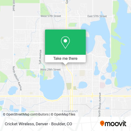 Cricket Wireless map