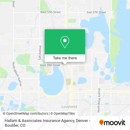 Hallam & Associates Insurance Agency map