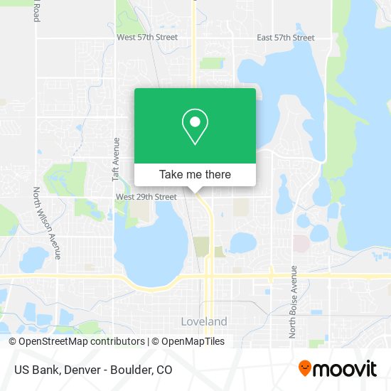 Mapa de US Bank