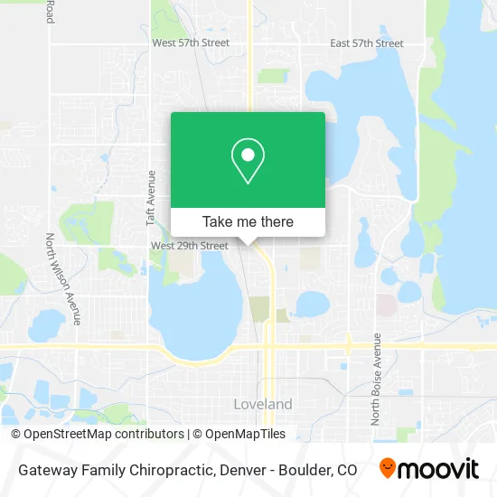 Gateway Family Chiropractic map