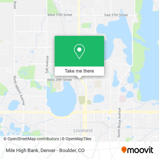Mapa de Mile High Bank