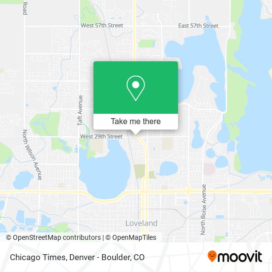 Chicago Times map