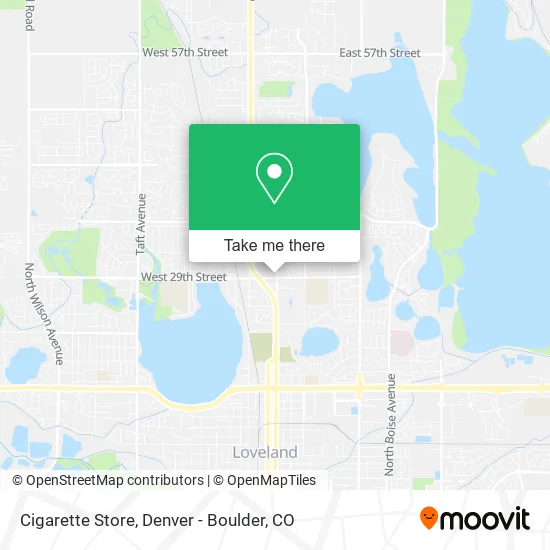 Cigarette Store map