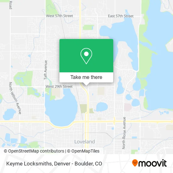 Keyme Locksmiths map