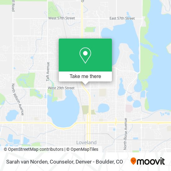 Sarah van Norden, Counselor map