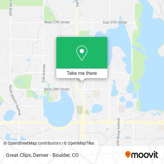 Great Clips map
