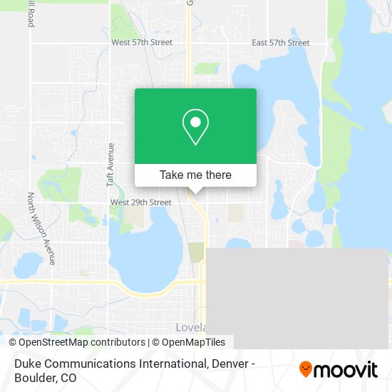 Mapa de Duke Communications International