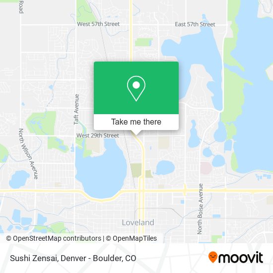 Mapa de Sushi Zensai