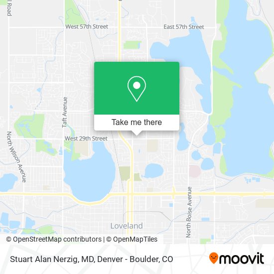 Stuart Alan Nerzig, MD map
