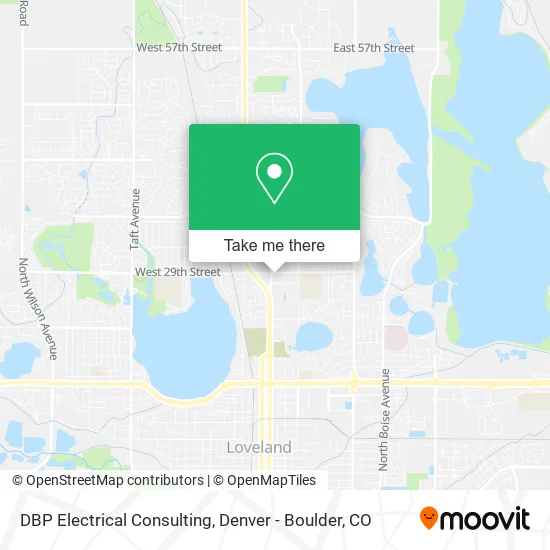 DBP Electrical Consulting map