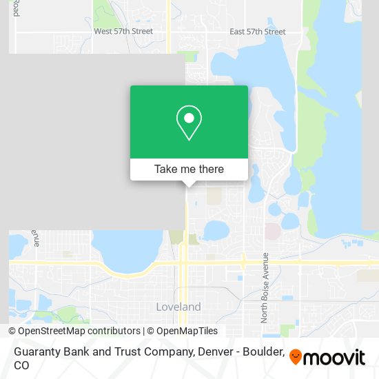 Mapa de Guaranty Bank and Trust Company