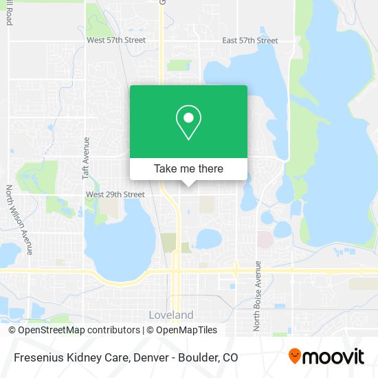 Fresenius Kidney Care map