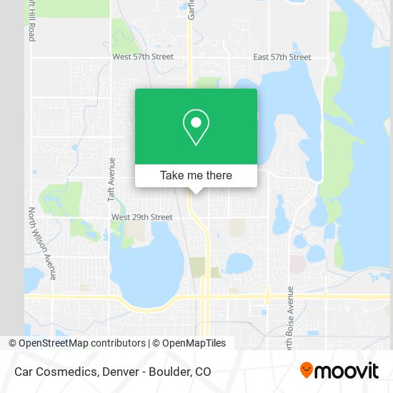Car Cosmedics map