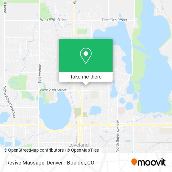 Revive Massage map