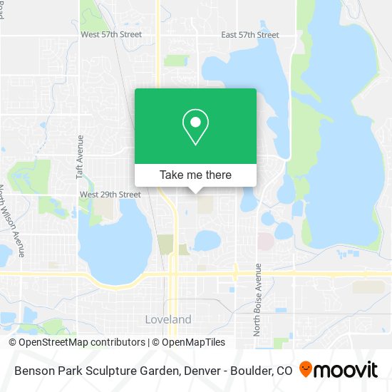 Benson Park Sculpture Garden map