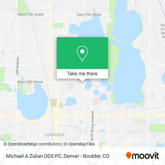 Mapa de Michael A Zulian DDS PC