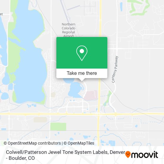 Colwell / Patterson Jewel Tone System Labels map