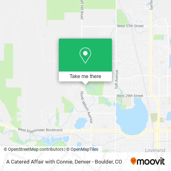 A Catered Affair with Connie map