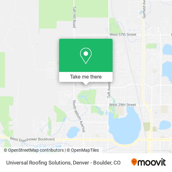 Mapa de Universal Roofing Solutions