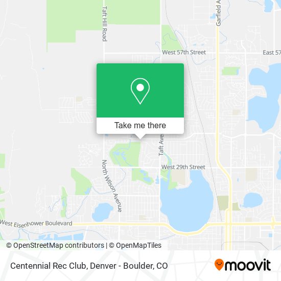 Centennial Rec Club map