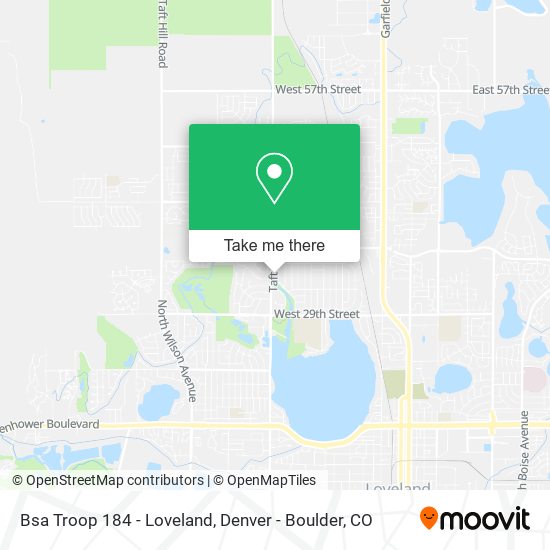 Bsa Troop 184 - Loveland map