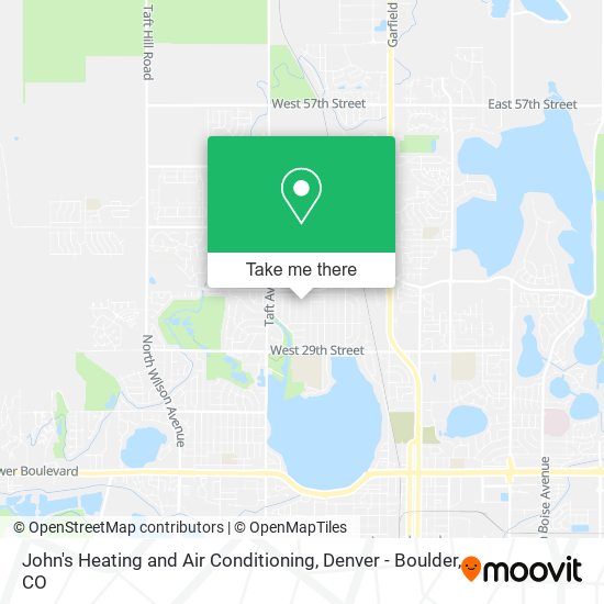 John's Heating and Air Conditioning map