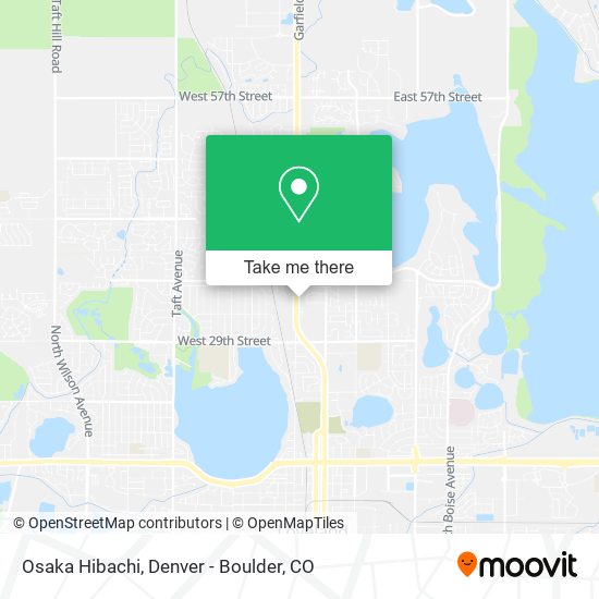 Osaka Hibachi map