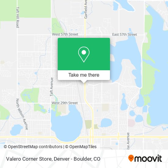 Mapa de Valero Corner Store