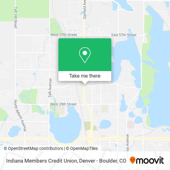 Mapa de Indiana Members Credit Union