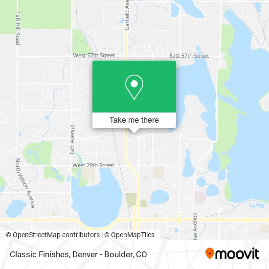 Classic Finishes map