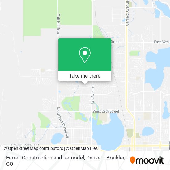 Farrell Construction and Remodel map