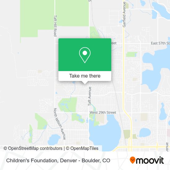 Mapa de Children's Foundation