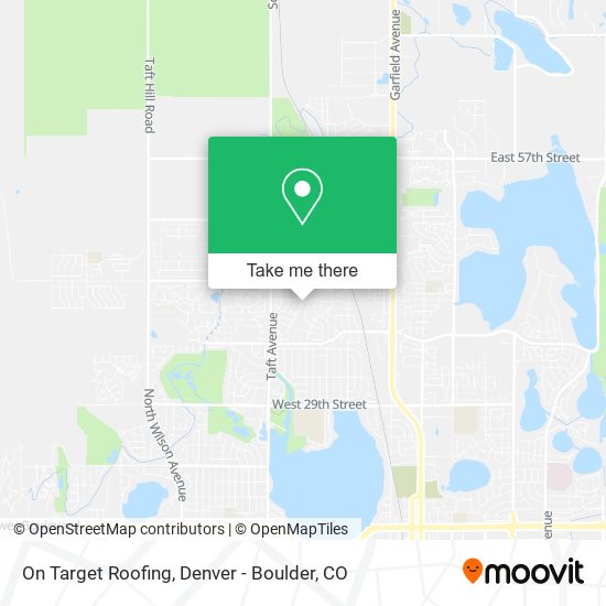 On Target Roofing map