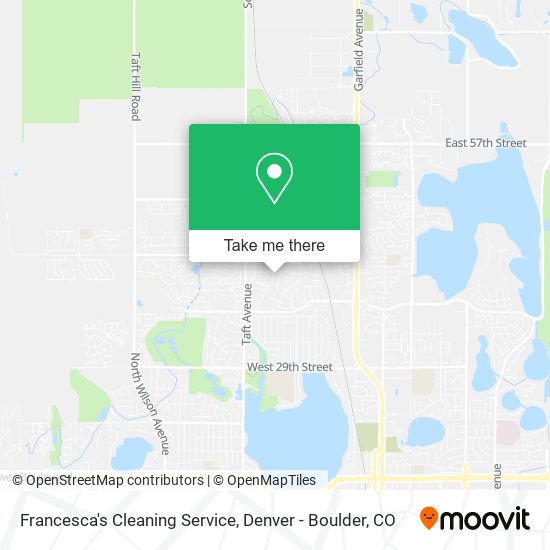 Francesca's Cleaning Service map