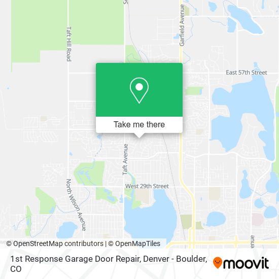 1st Response Garage Door Repair map