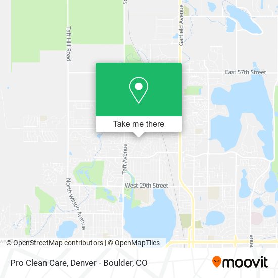 Pro Clean Care map