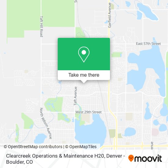 Clearcreek Operations & Maintenance H20 map
